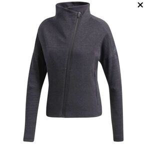 Adidas W HTR Jacket Black Gray NWT XL